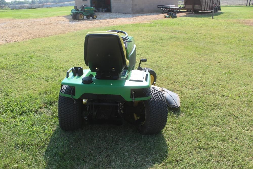 2001 John Deere 425 All Wheel Steer Lawn Tractor W Mower Bigiron Auctions