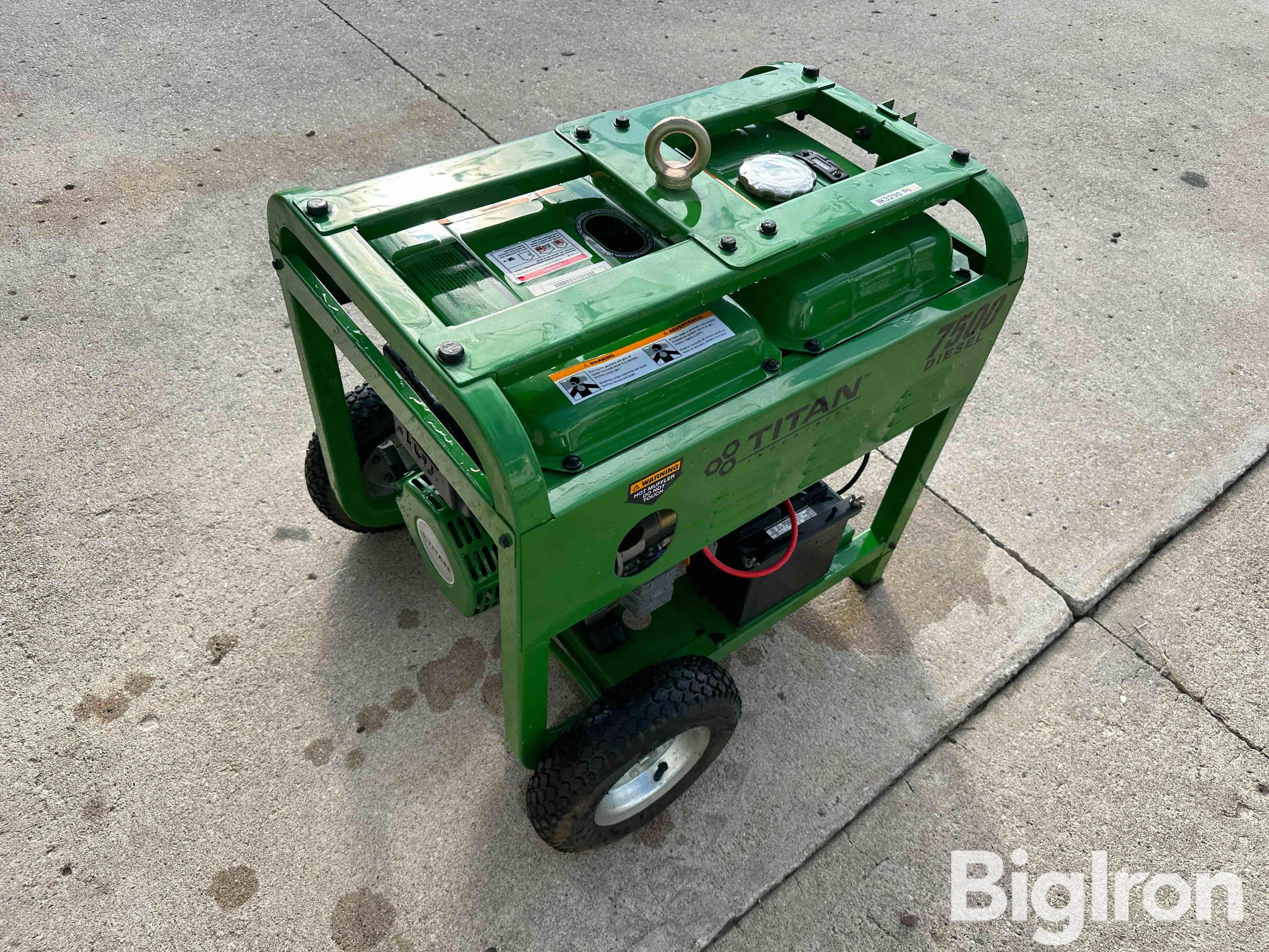 Titan Industrial 7500 Diesel Portable Generator Bigiron Auctions 0370