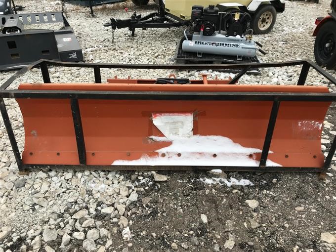 Suihe Ys-86 Snow Plow Skid Steer Attachment Bigiron Auctions