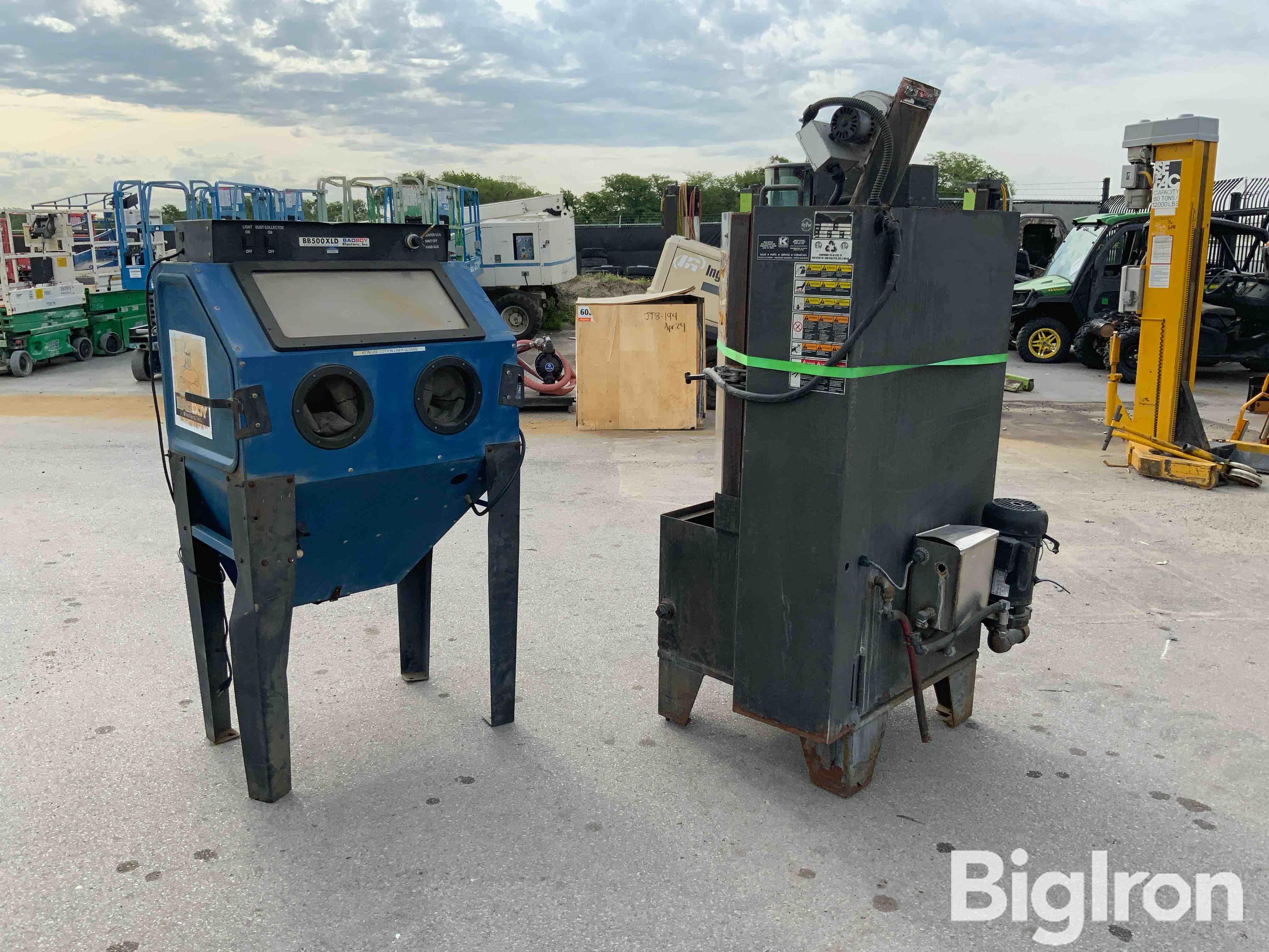 Bad Boy Sand Blaster & Aaladin Automatic Parts Washer BigIron Auctions