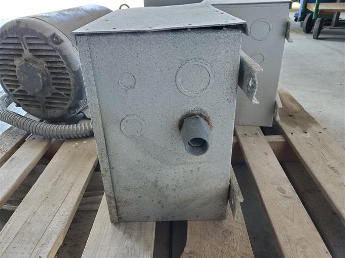 Ronk Rotary Transformer & 2 Capacitor Panel Control Boxes BigIron Auctions