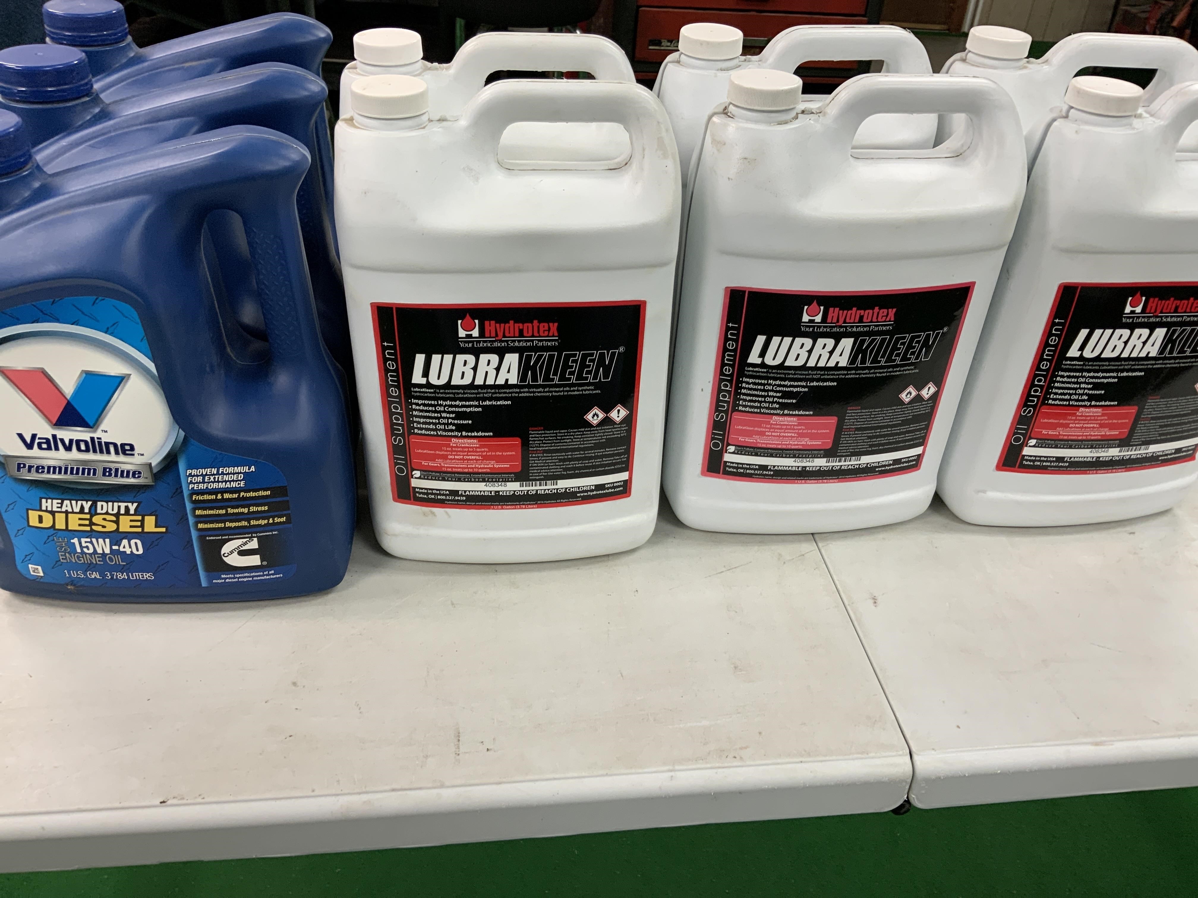 Valvoline /Hydrotex HD Diesel Oil & LubraKleen BigIron Auctions