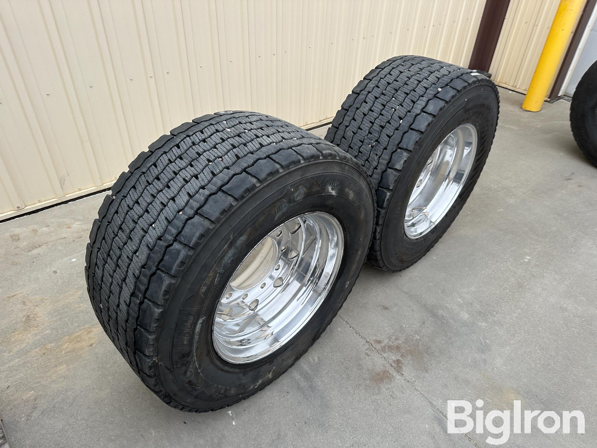 Michelin X-One Line Grip D 445/50R22.5 Tires & Rims BigIron Auctions