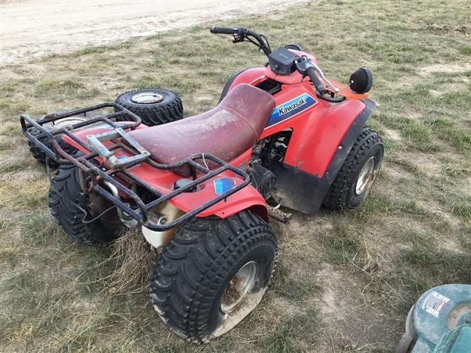 1986 Kawasaki Bayou KLF185A ATV BigIron Auctions