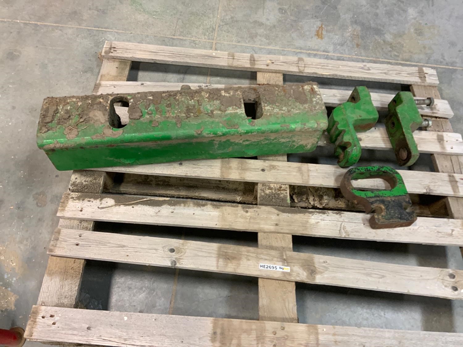 John Deere PN# R82549 Front Weight & Clevis Hitch BigIron Auctions