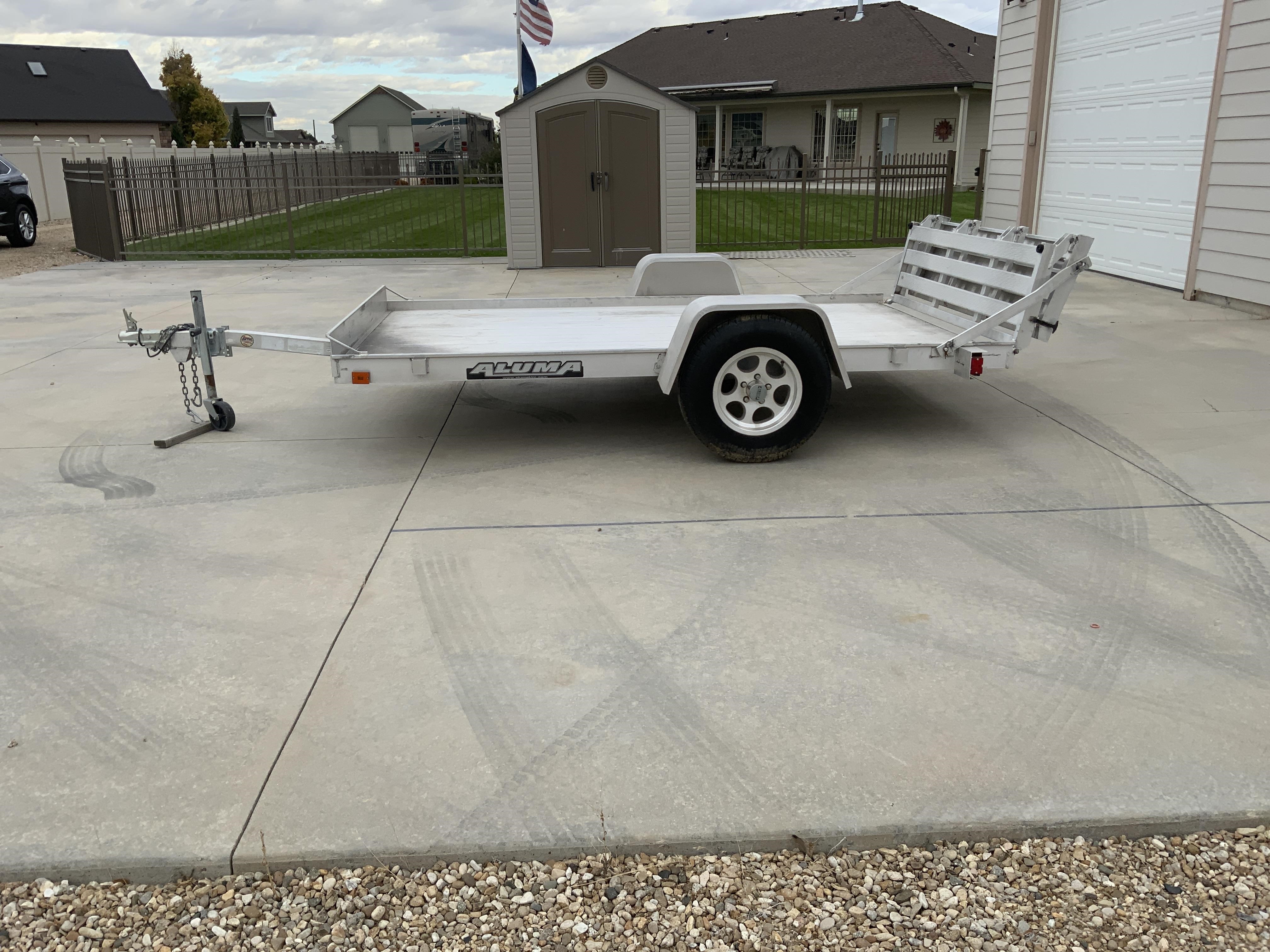 2009 Aluma 7210 Very Lite Aluminum Trailer BigIron Auctions