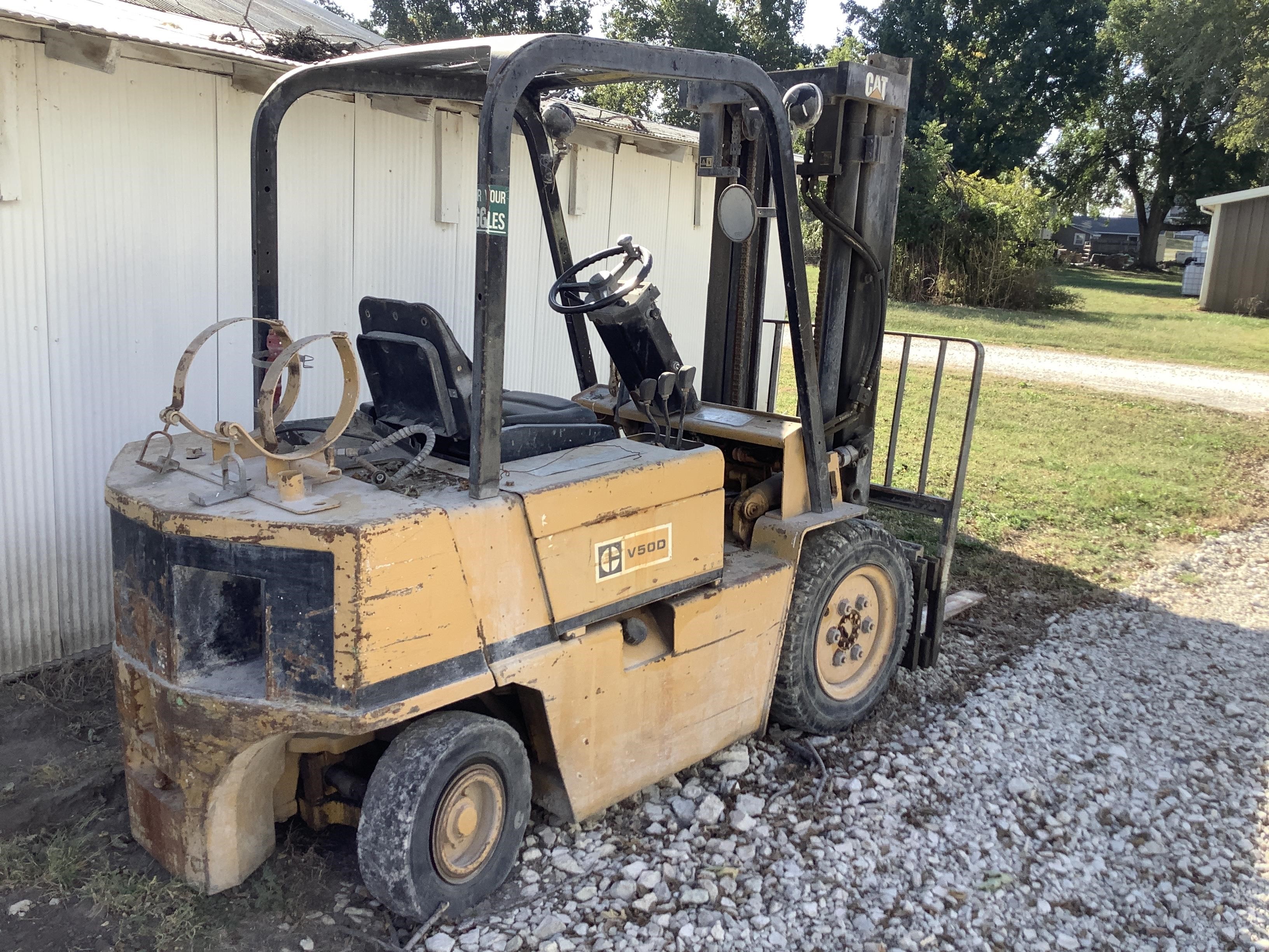 Caterpillar V50D Forklift BigIron Auctions