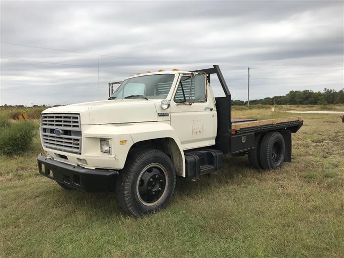 1986 Ford F600 Flatbed Truck Bigiron Auctions