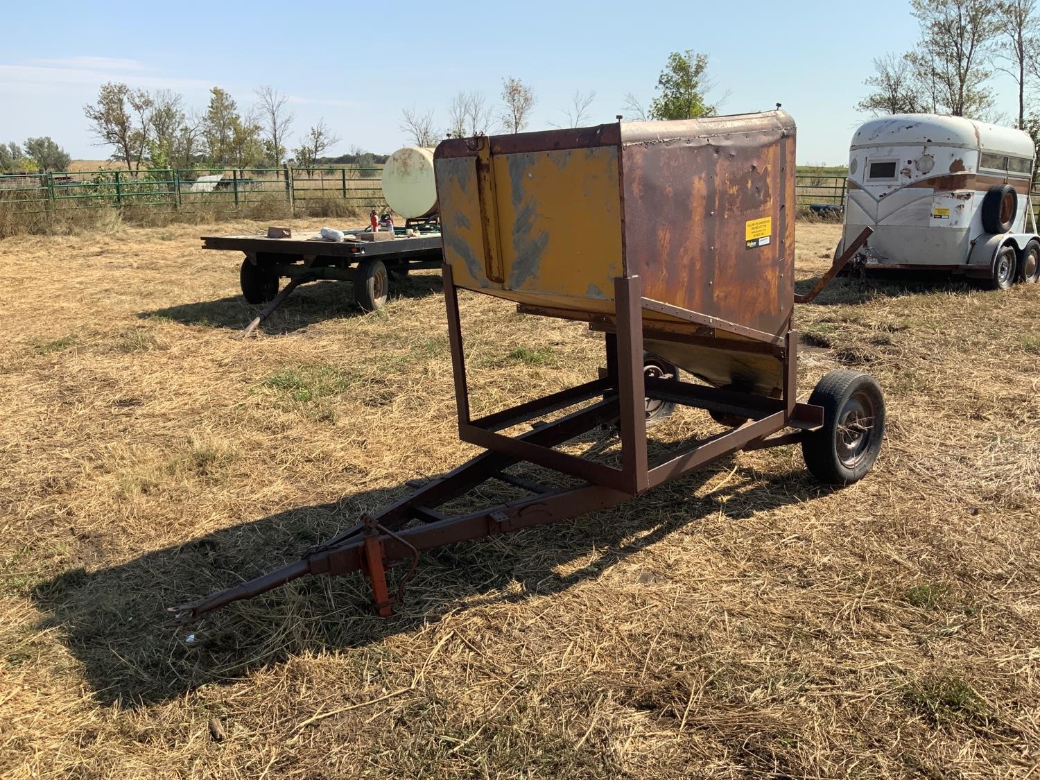 Homemade Feed Bin Bigiron Auctions