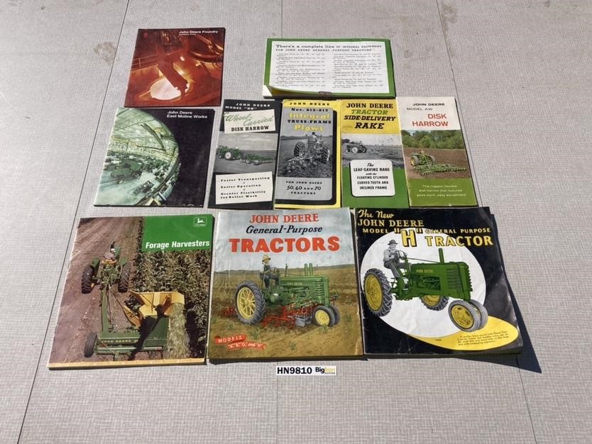 John Deere Advertising Brochures BigIron Auctions