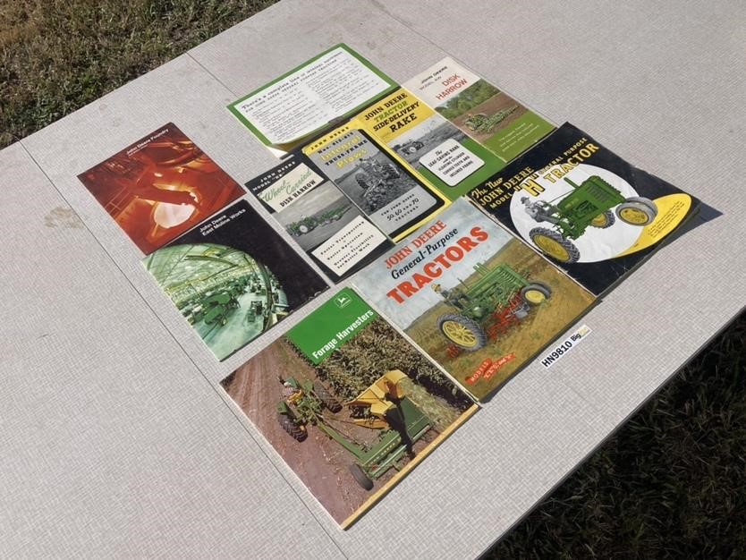 John Deere Advertising Brochures BigIron Auctions