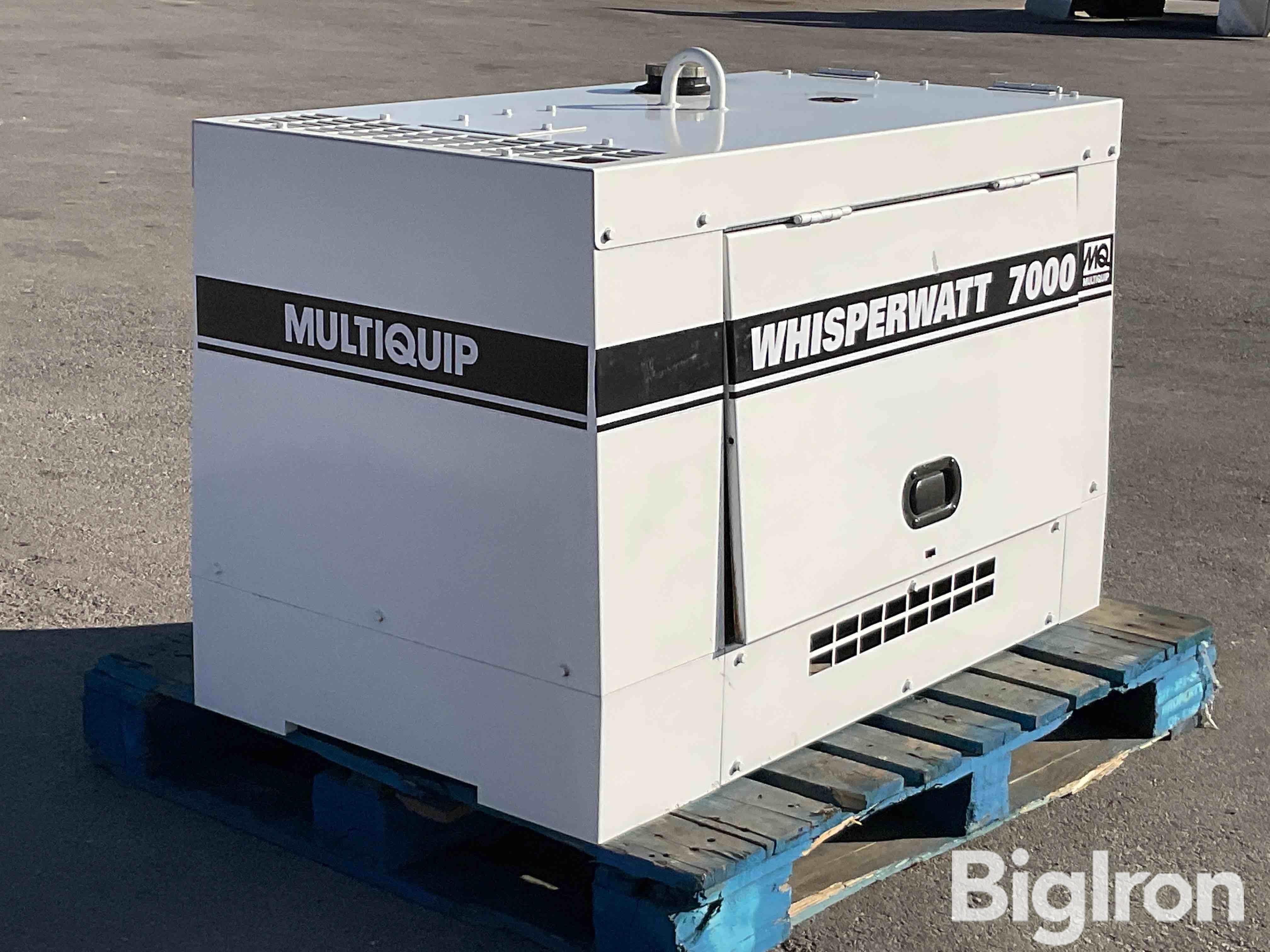 Multiquip WhisperWatt 7000 7KW Single Phase AC Generator BigIron Auctions