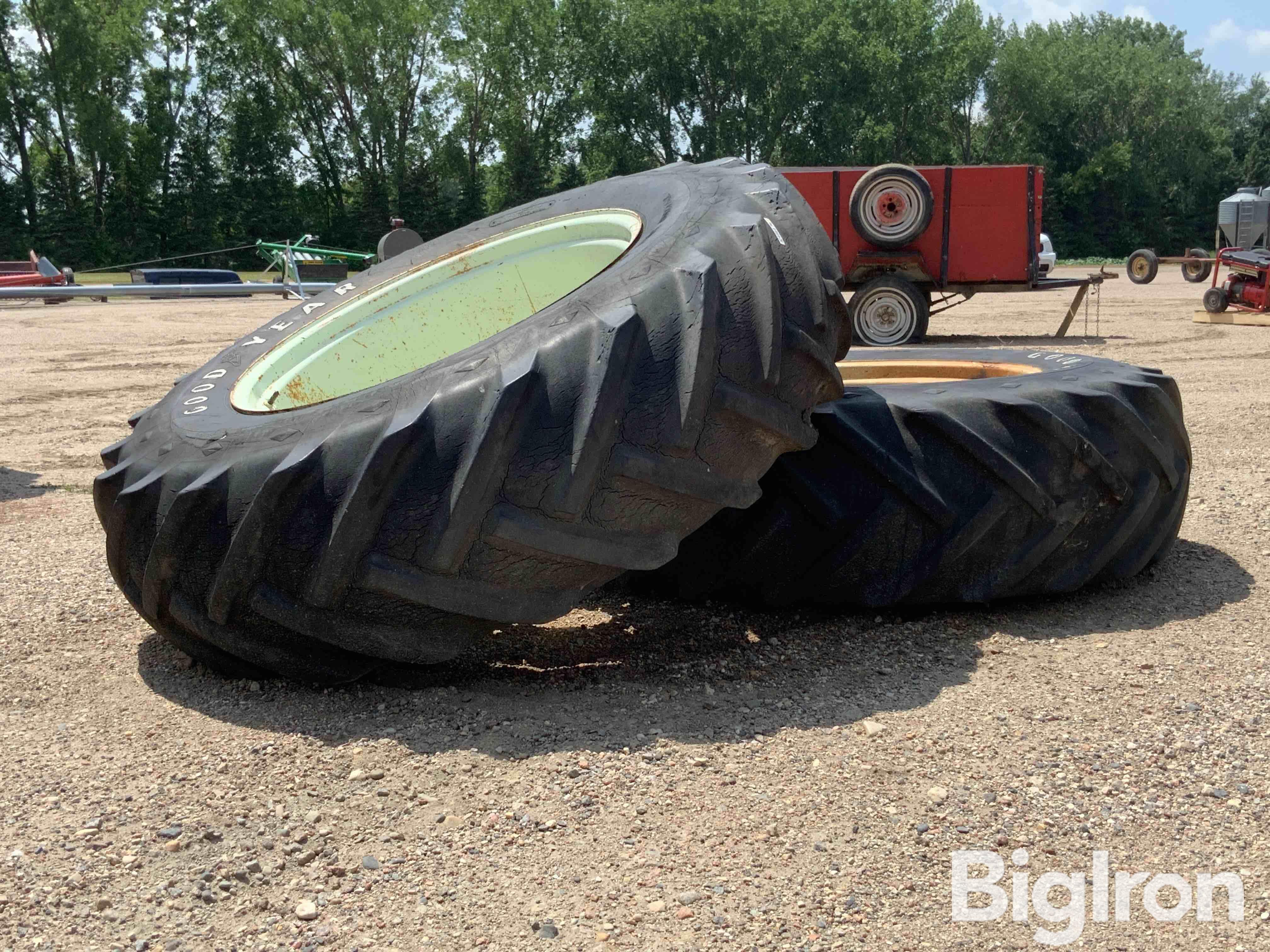 Goodyear 18.4-34 Traction Sure Grip Tires W/Rims BigIron Auctions