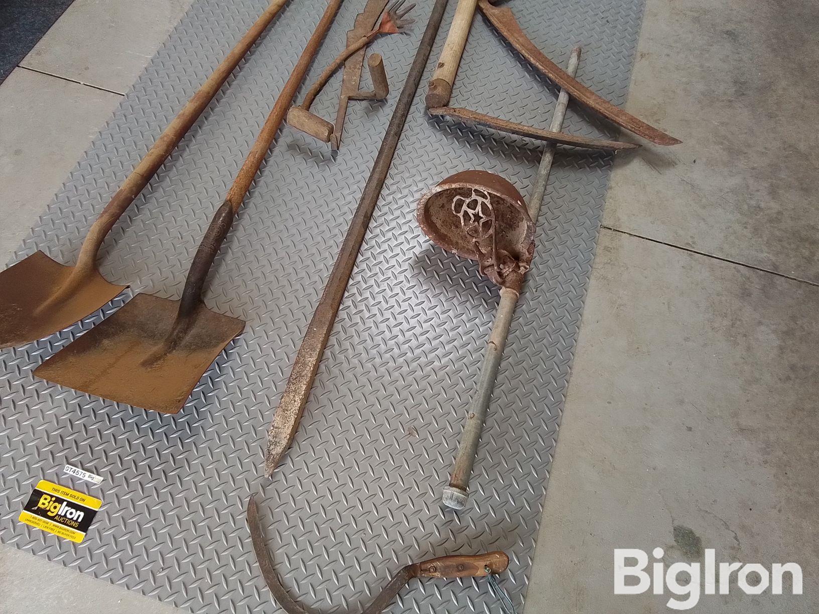 Assorted Old Tools And Scythe S Bigiron Auctions