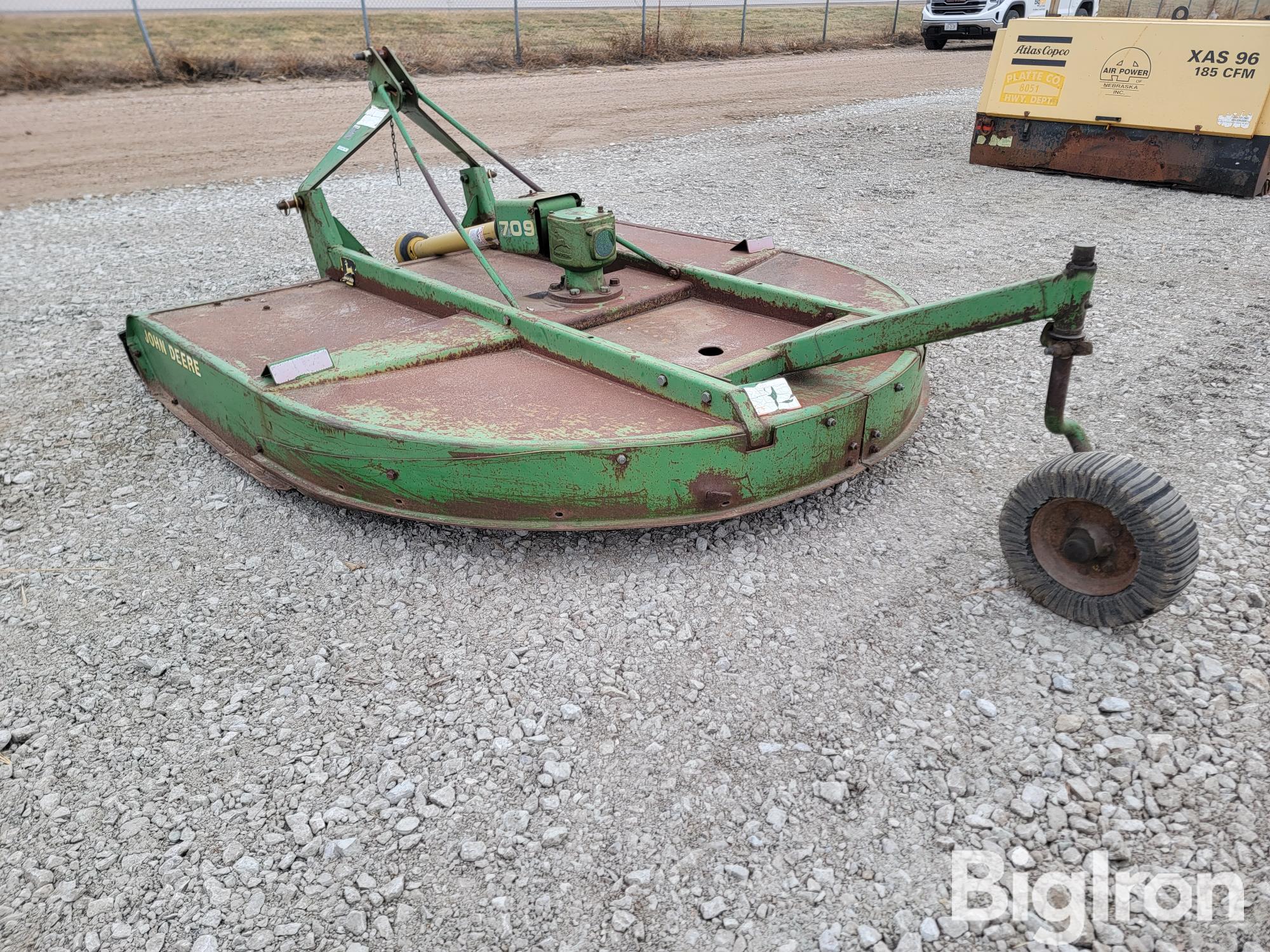 John Deere 709 7' Wide 3-Pt Rotary Mower BigIron Auctions