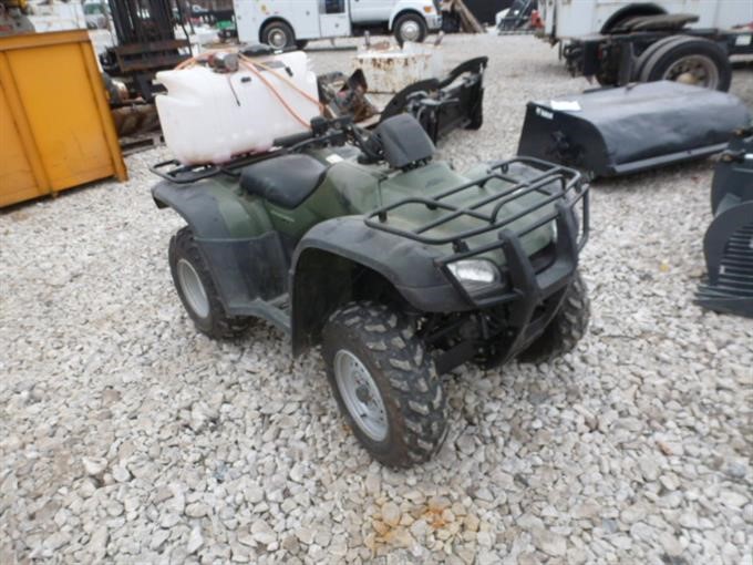 2005 Honda Trx400fa Atv Bigiron Auctions