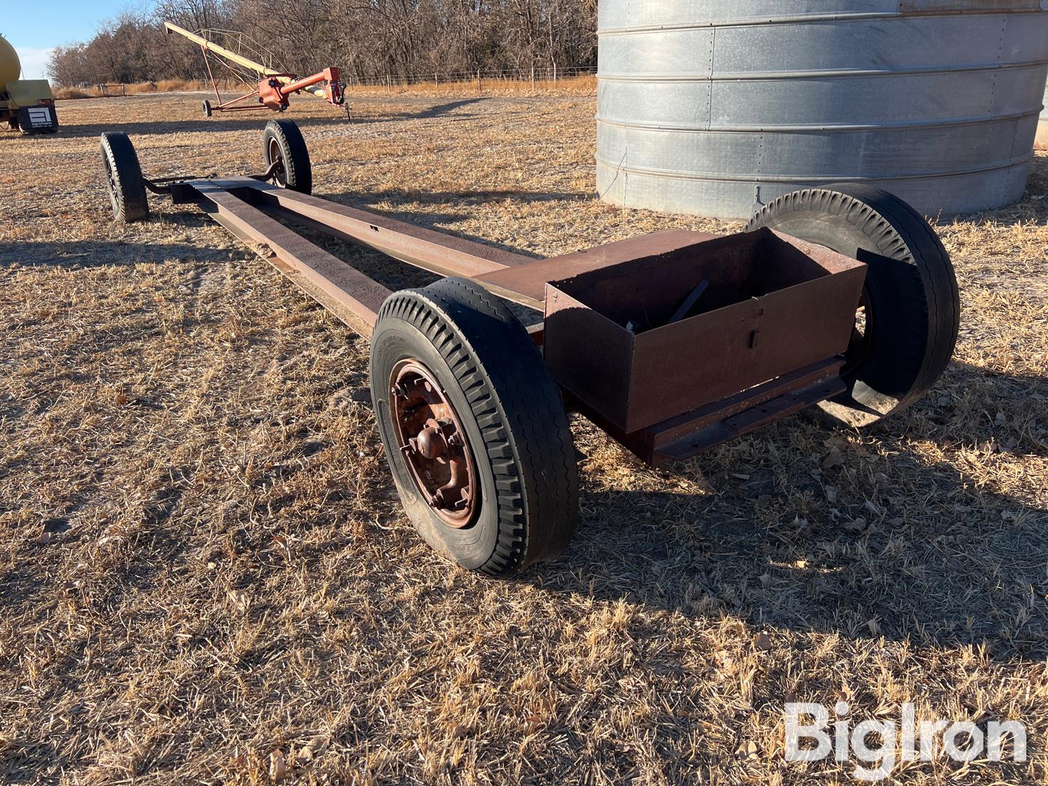 Shop Built Hay Sled Hay Sled Frame & Axles BigIron Auctions