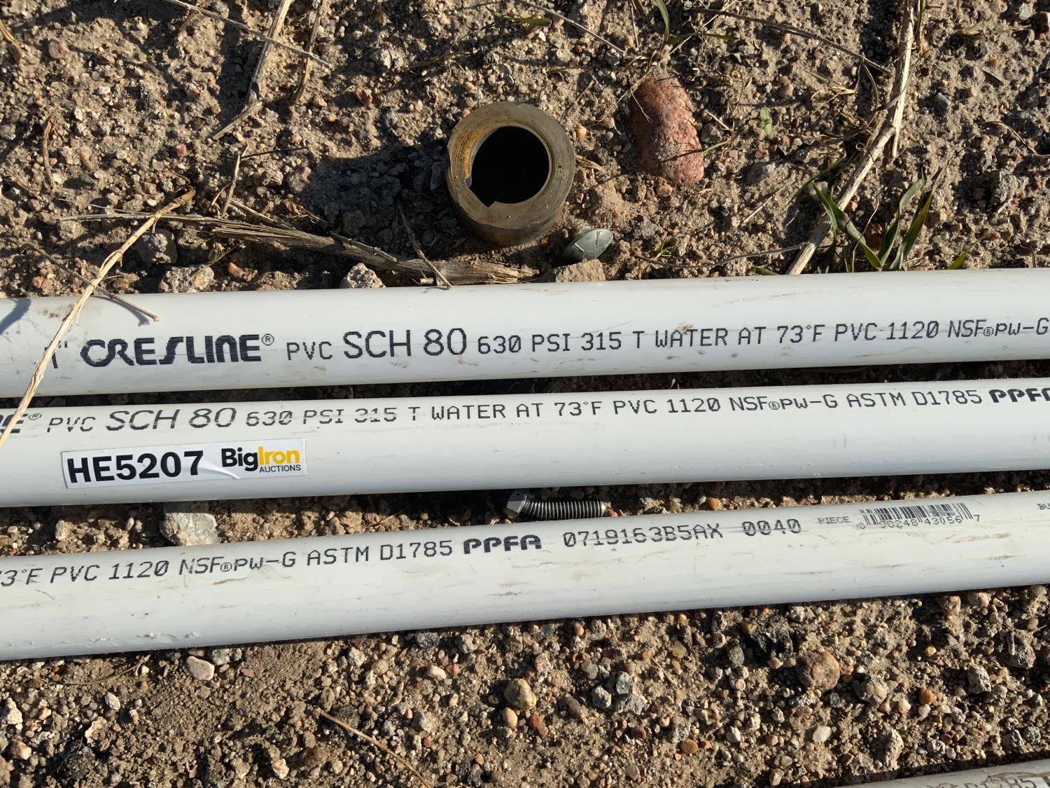 Cresline 1” Threaded PVC Pipe BigIron Auctions