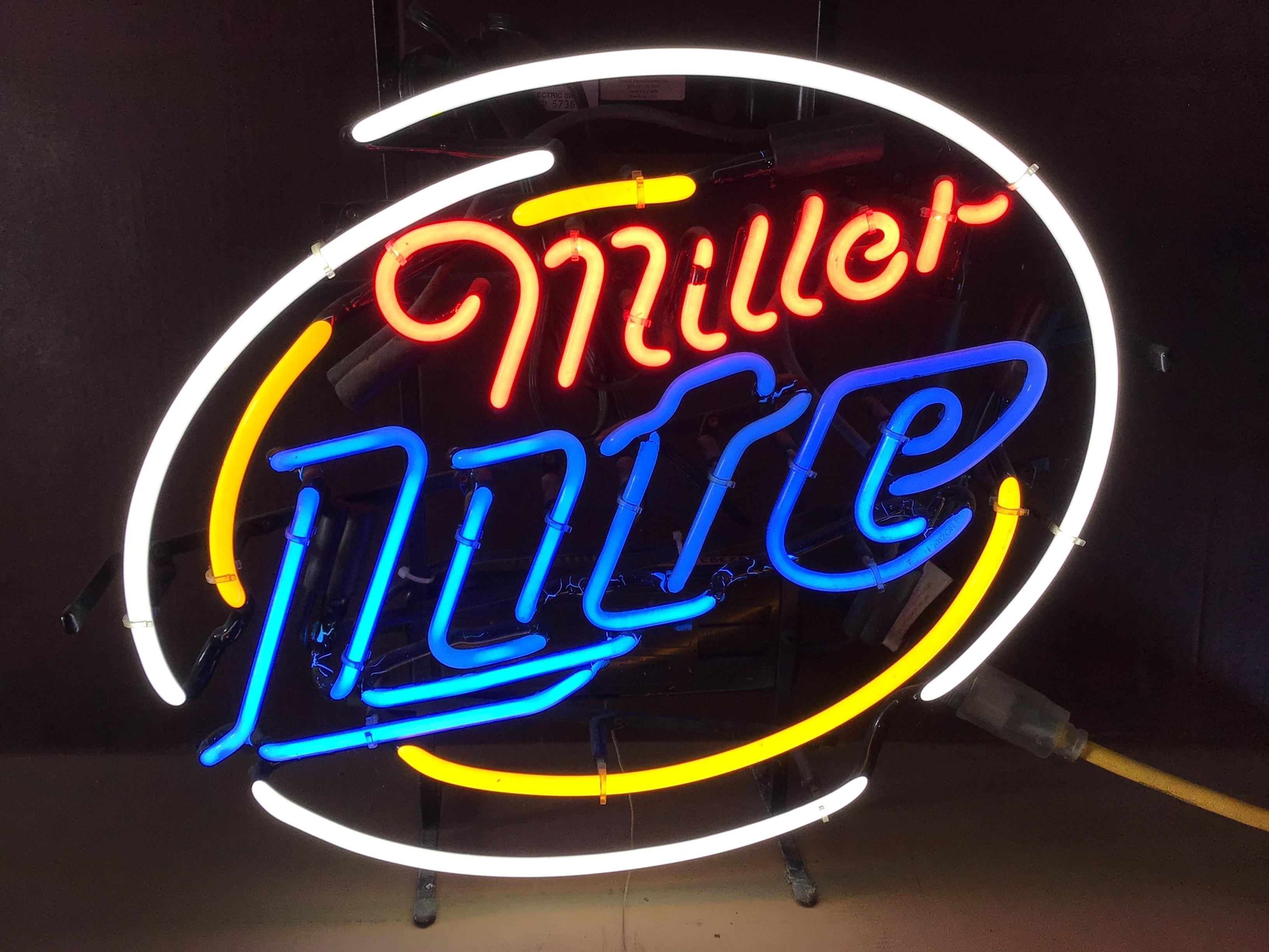 Miller Light Neon Sign BigIron Auctions