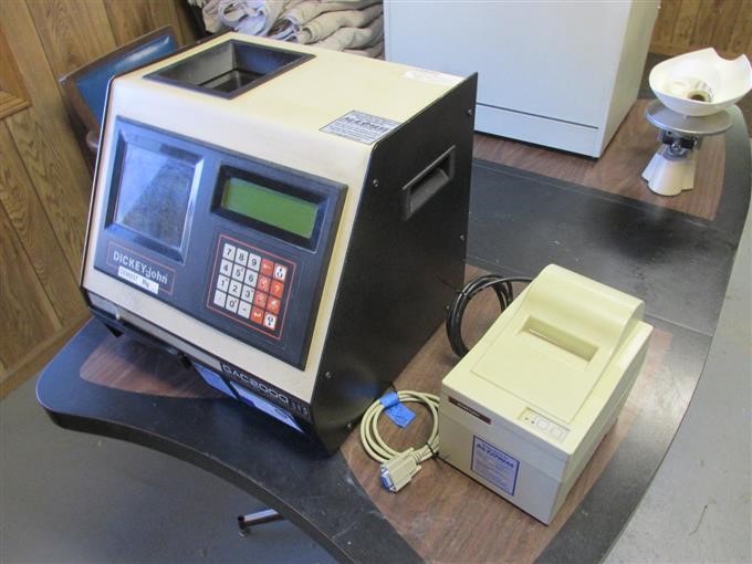 DickeyJohn GAC 2000 Grain Moisture Tester And Printer BigIron Auctions