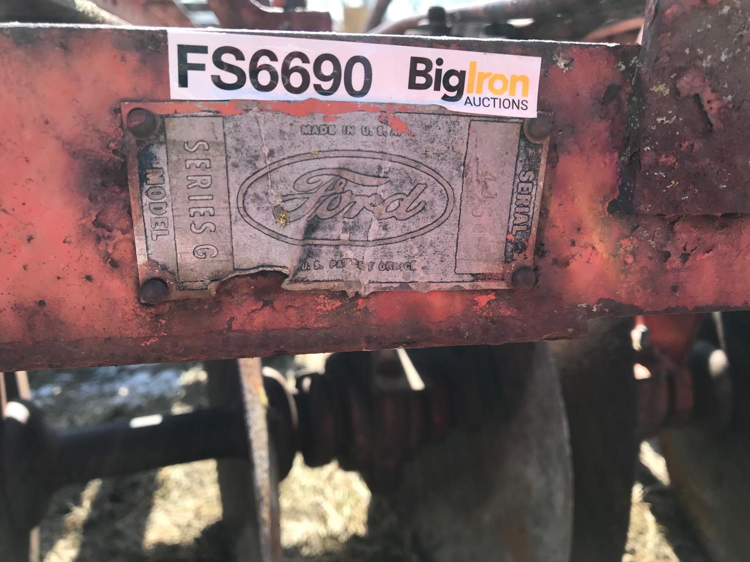 Ford Disk BigIron Auctions