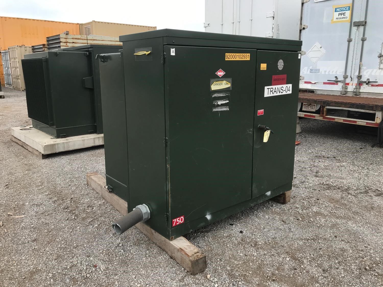 Solomon Three Phase Padmount 750KVA Transformer BigIron Auctions