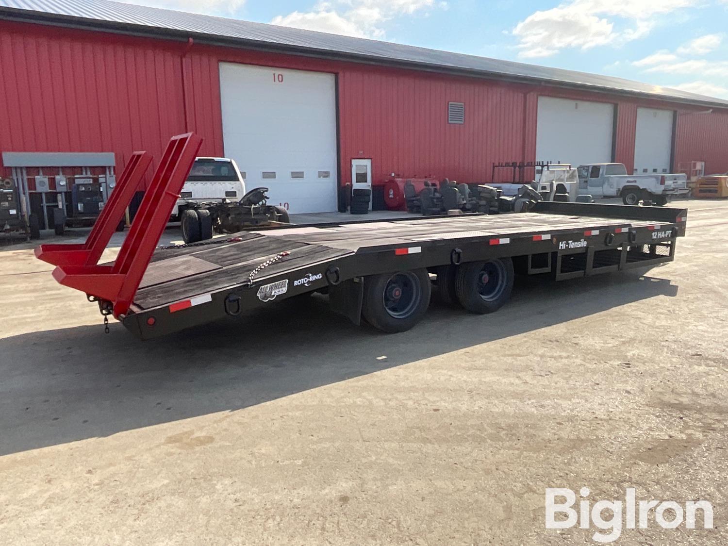 2010 Eager Beaver 12 HA-PT-25XPT T/A Flatbed Trailer BigIron Auctions