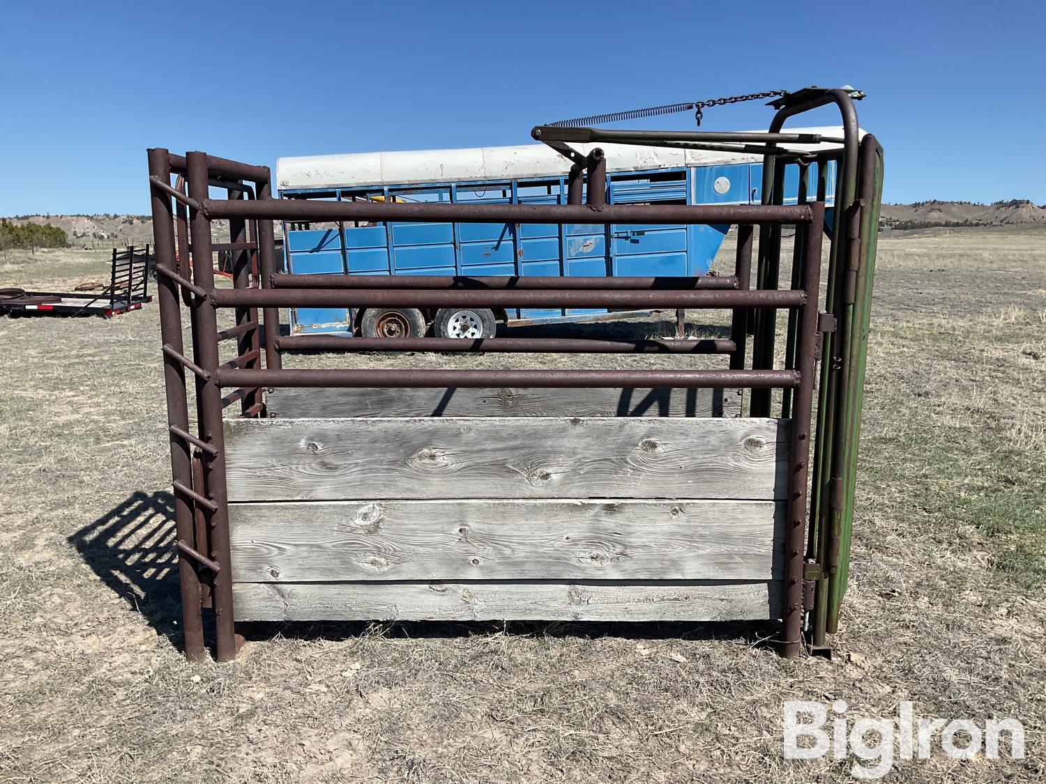 Homemade Roping Chute BigIron Auctions