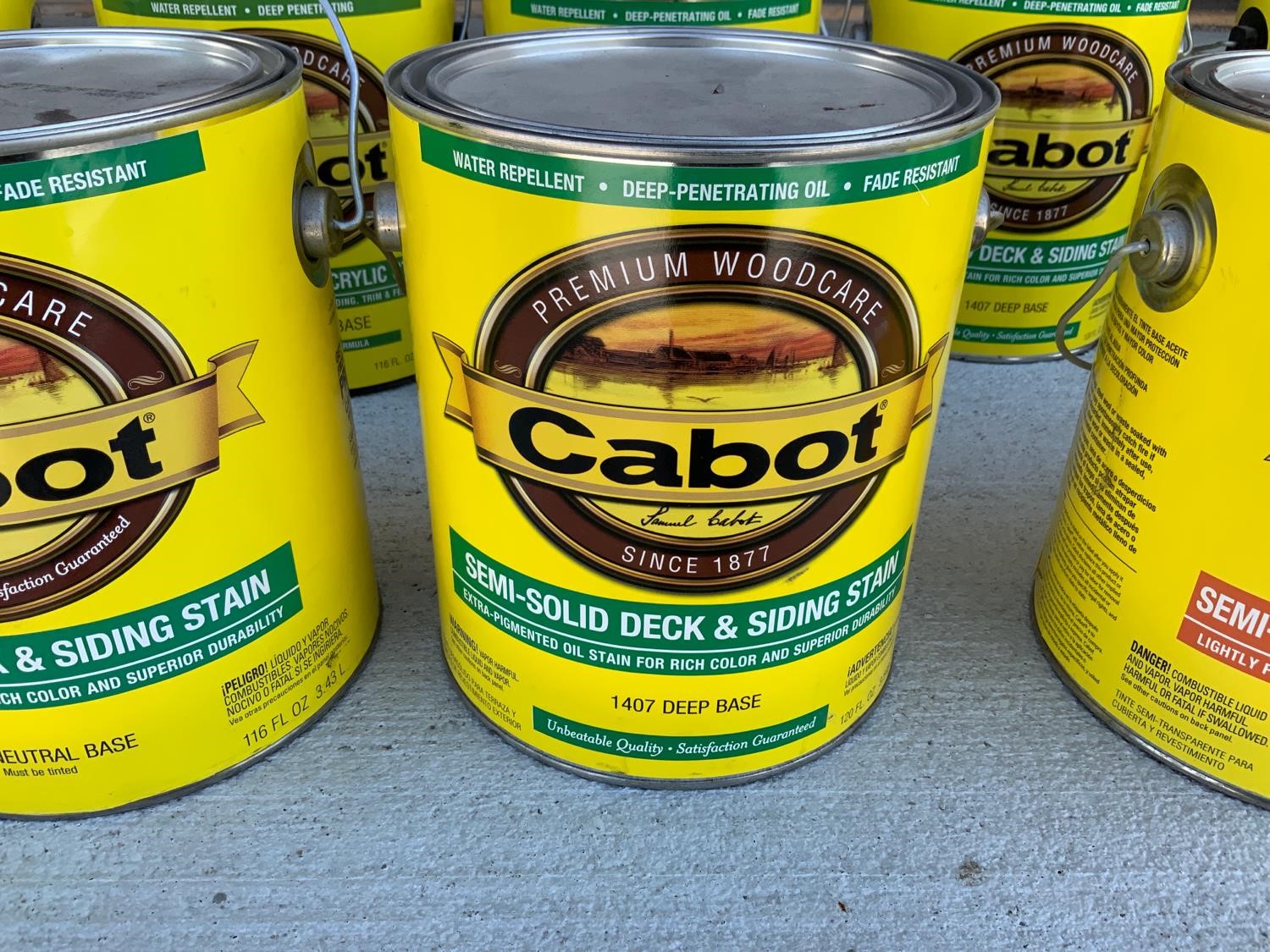 Cabot Wood Stain BigIron Auctions