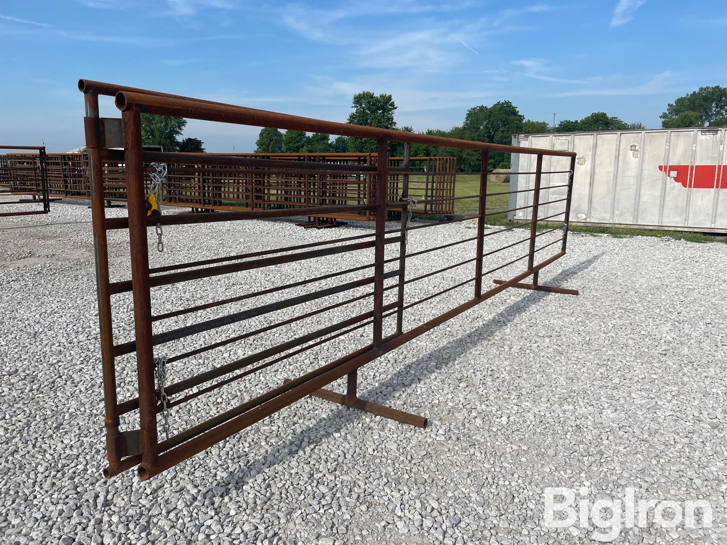 24' Free Standing Cattle Panel W/8' Swing Gate BigIron Auctions