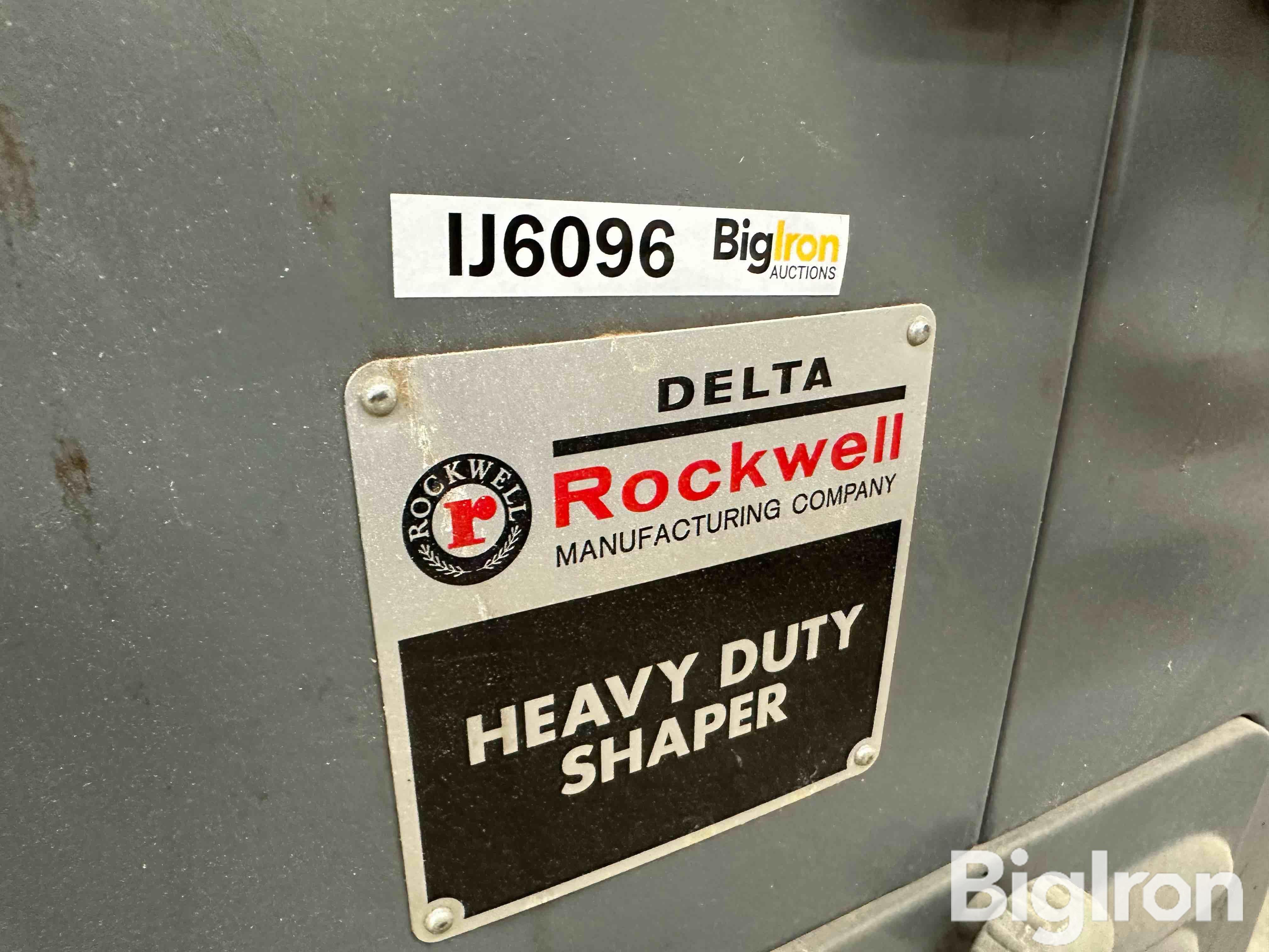 Rockwell 43-340 Heavy Duty Wood Shaper 
