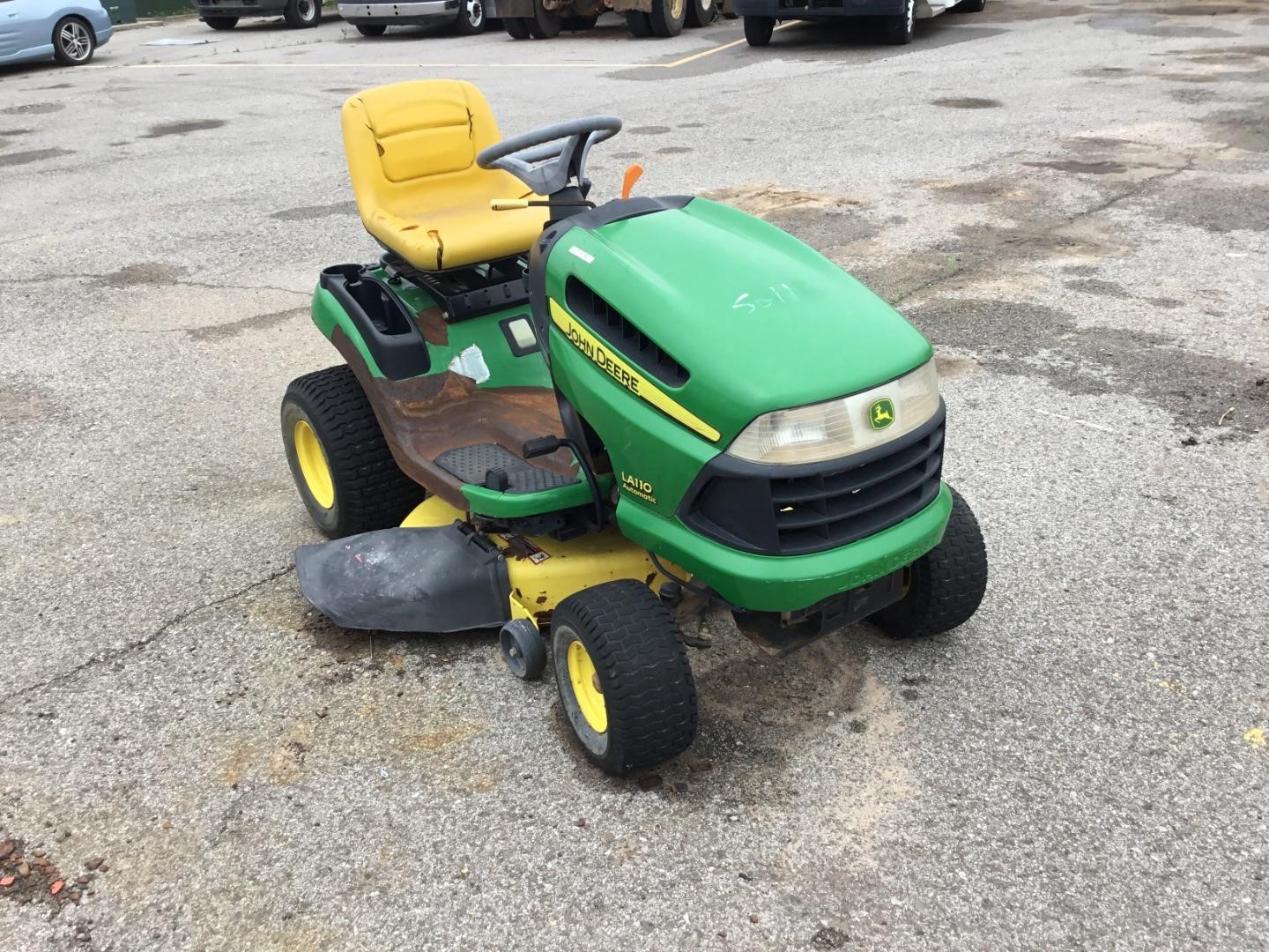 John Deere LA110 Lawn Tractor BigIron Auctions