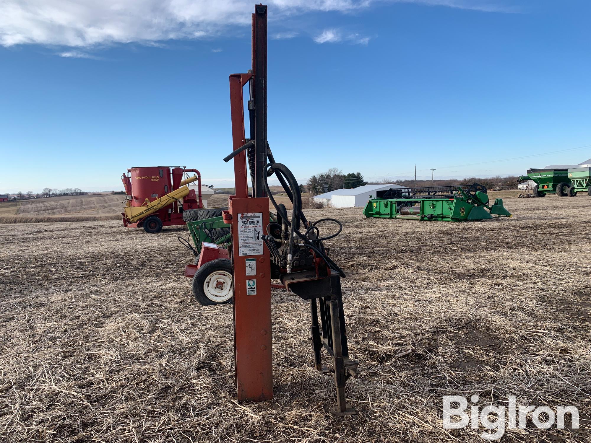 Shaver HD10 3pt Post Driver BigIron Auctions