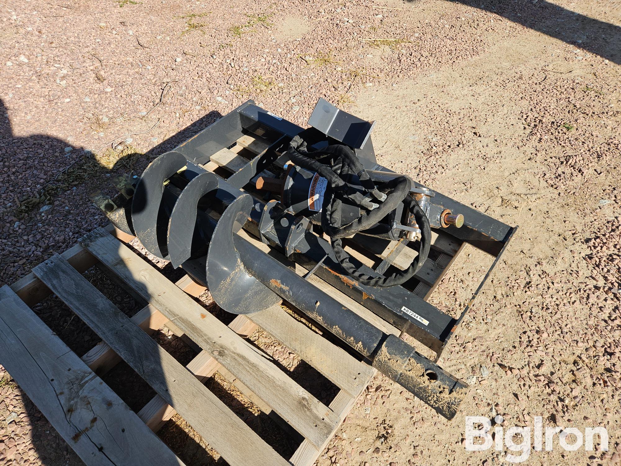 2024 Wolverine Post Hole Auger Skid Steer Attachment Bigiron Auctions