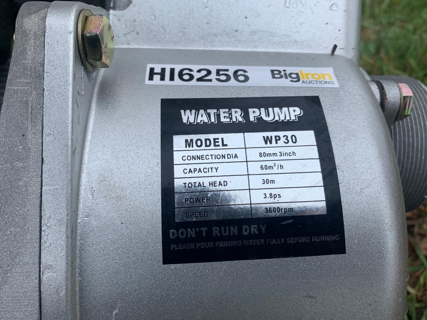 Gasoline Water Pump WP30 - HTS Farms