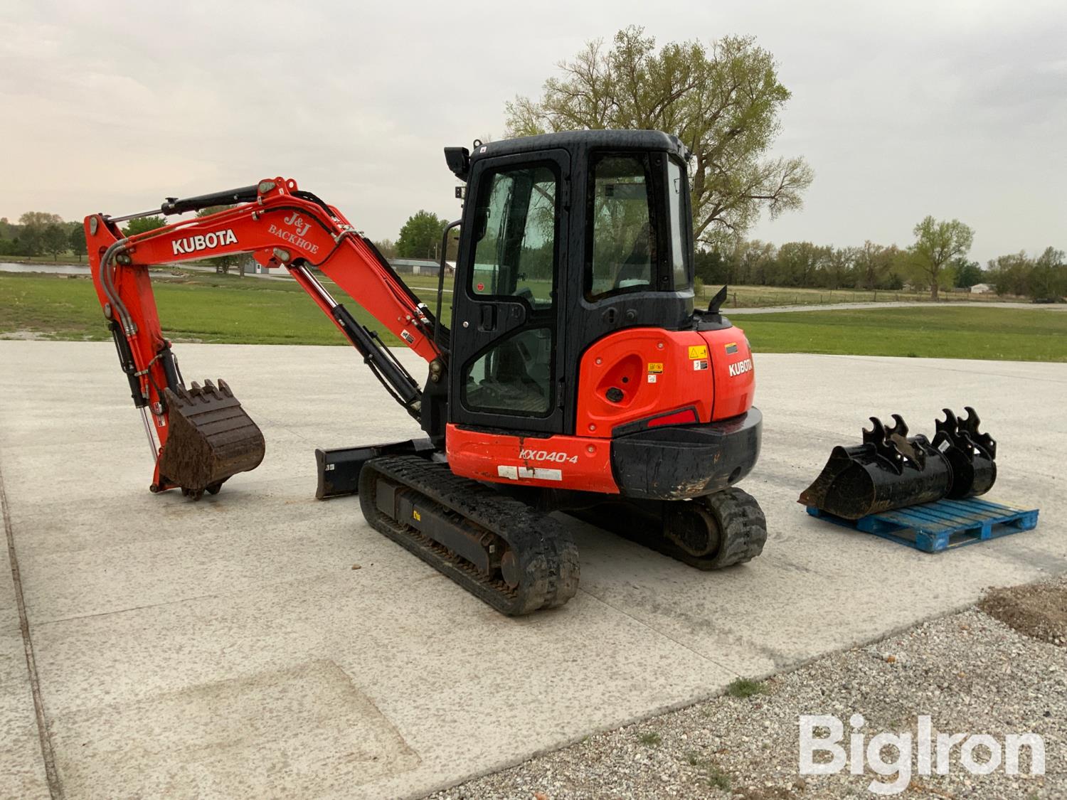 2016 Kubota KX040-4 Mini Excavator BigIron Auctions