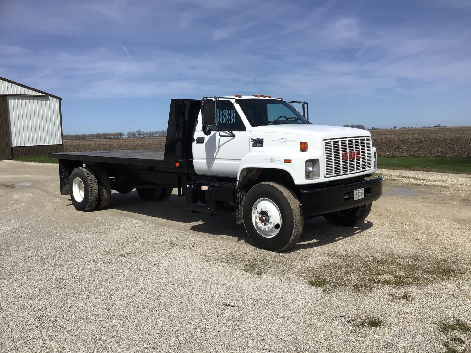 1992 GMC TopKick C7000 SA Flatbed Dump Truck BigIron Auctions