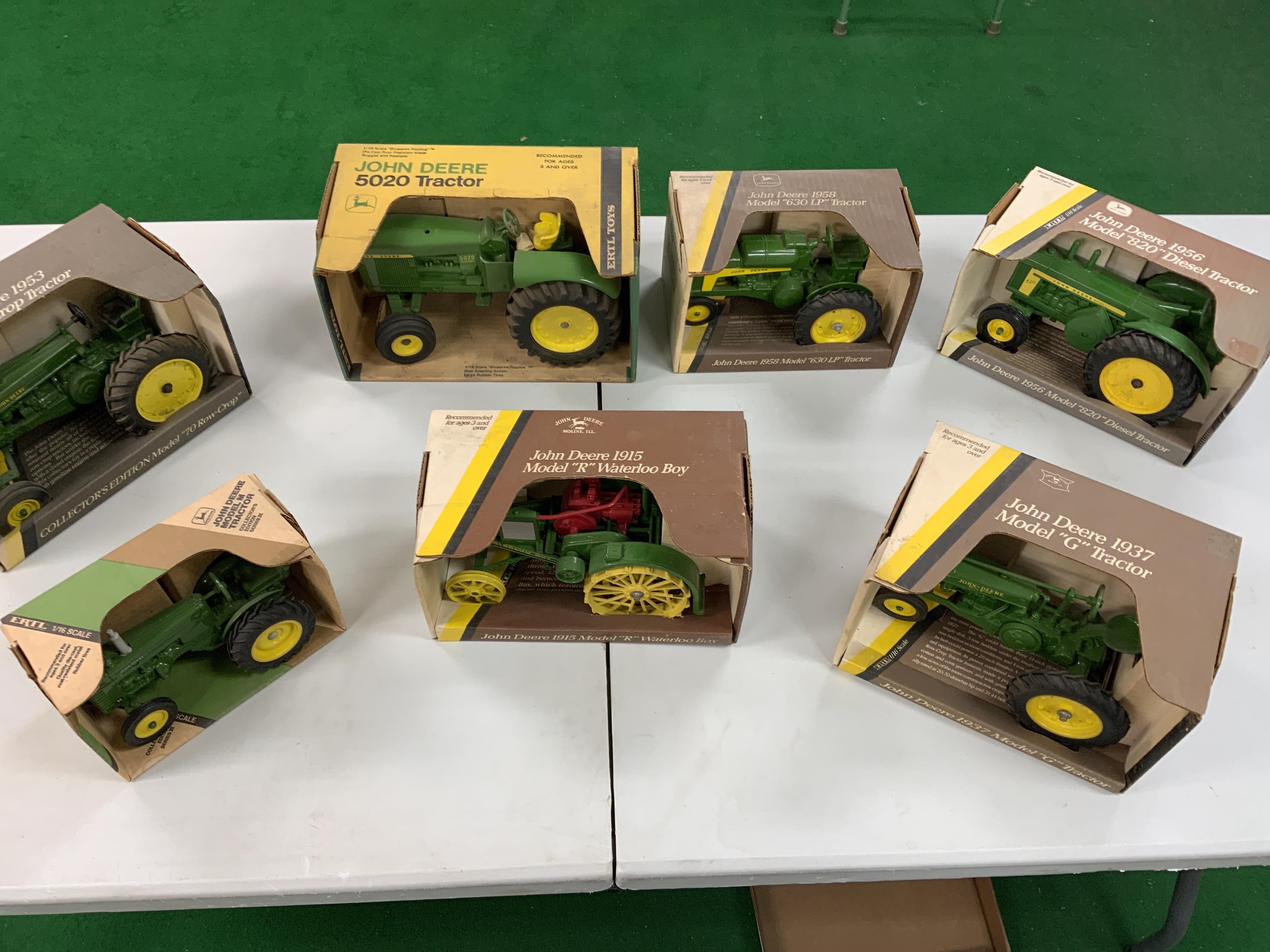 John Deere Metal Toy Tractors BigIron Auctions