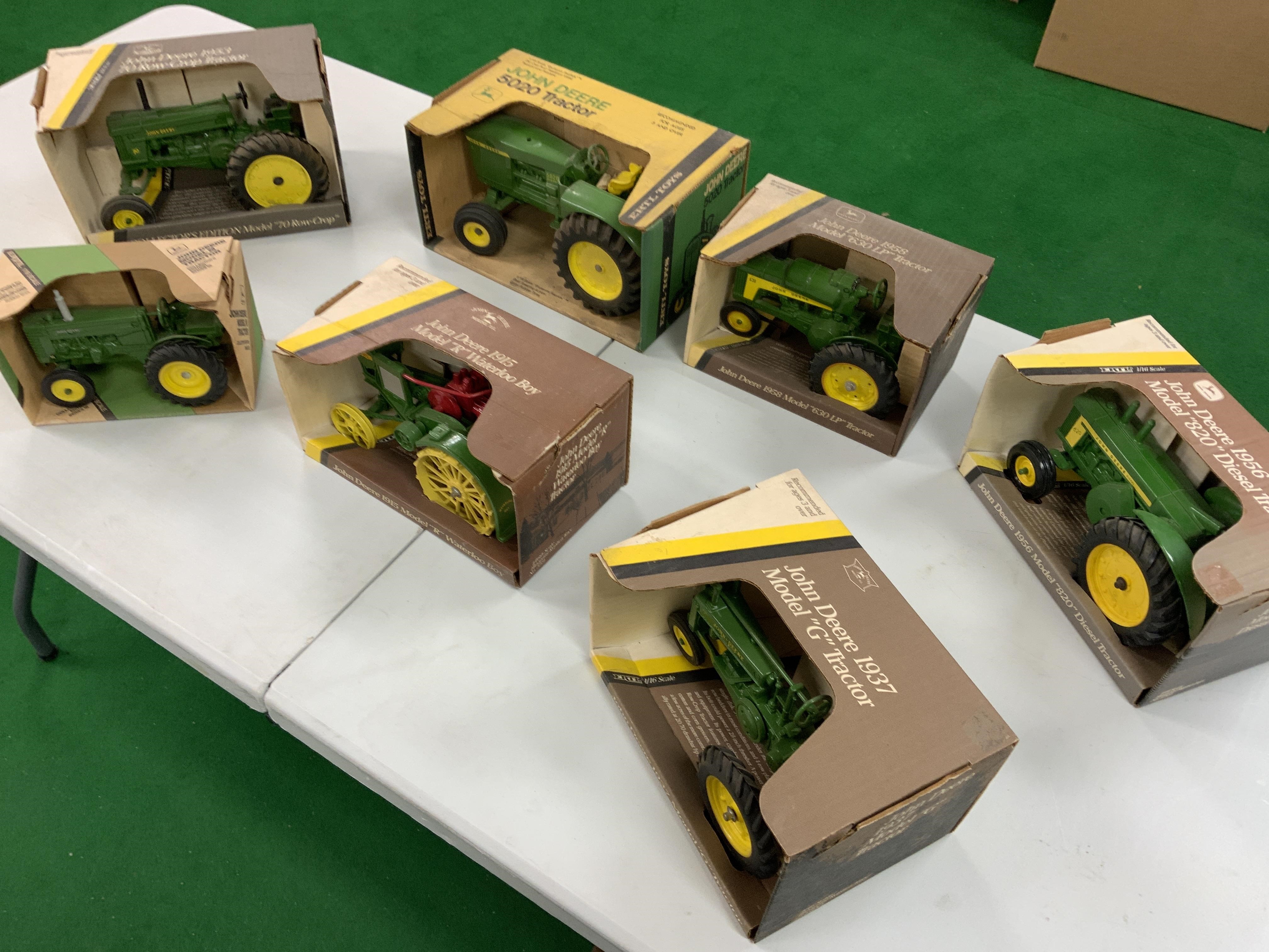 John Deere Metal Toy Tractors Bigiron Auctions 2643