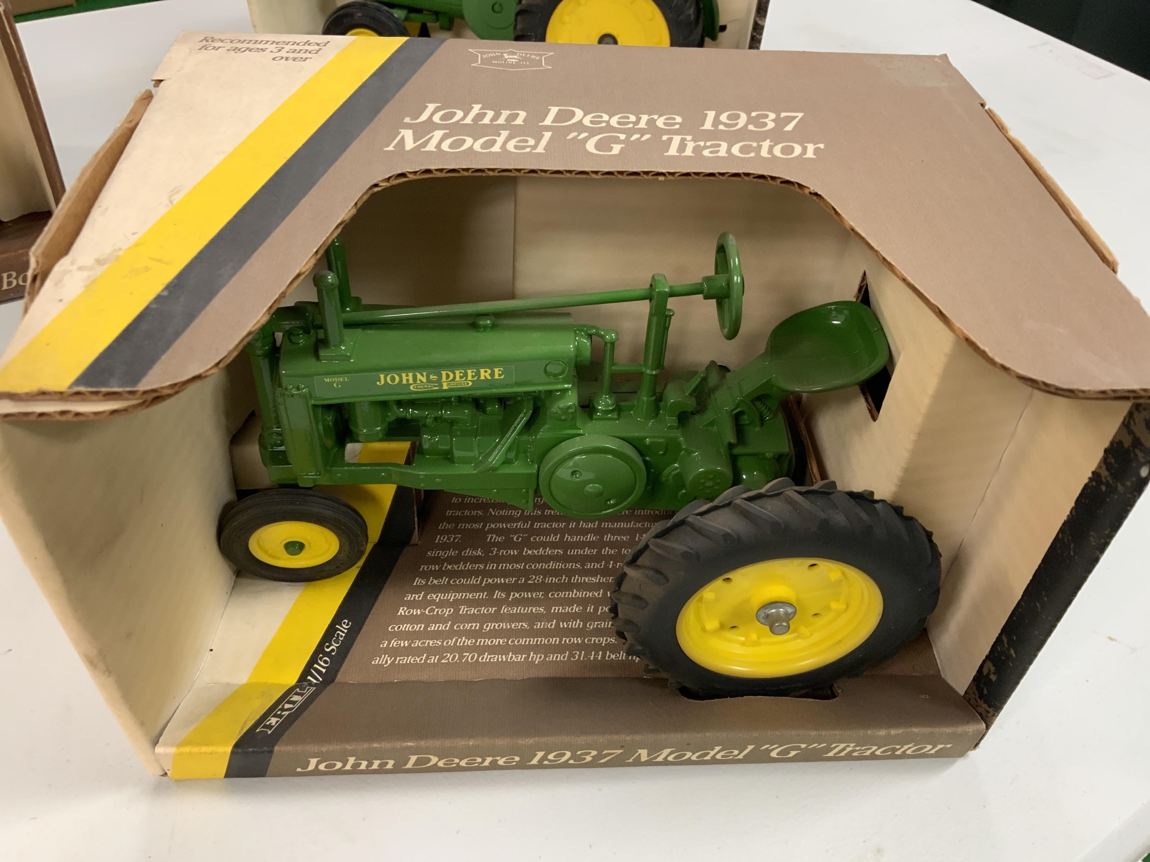 John Deere Metal Toy Tractors Bigiron Auctions 9184