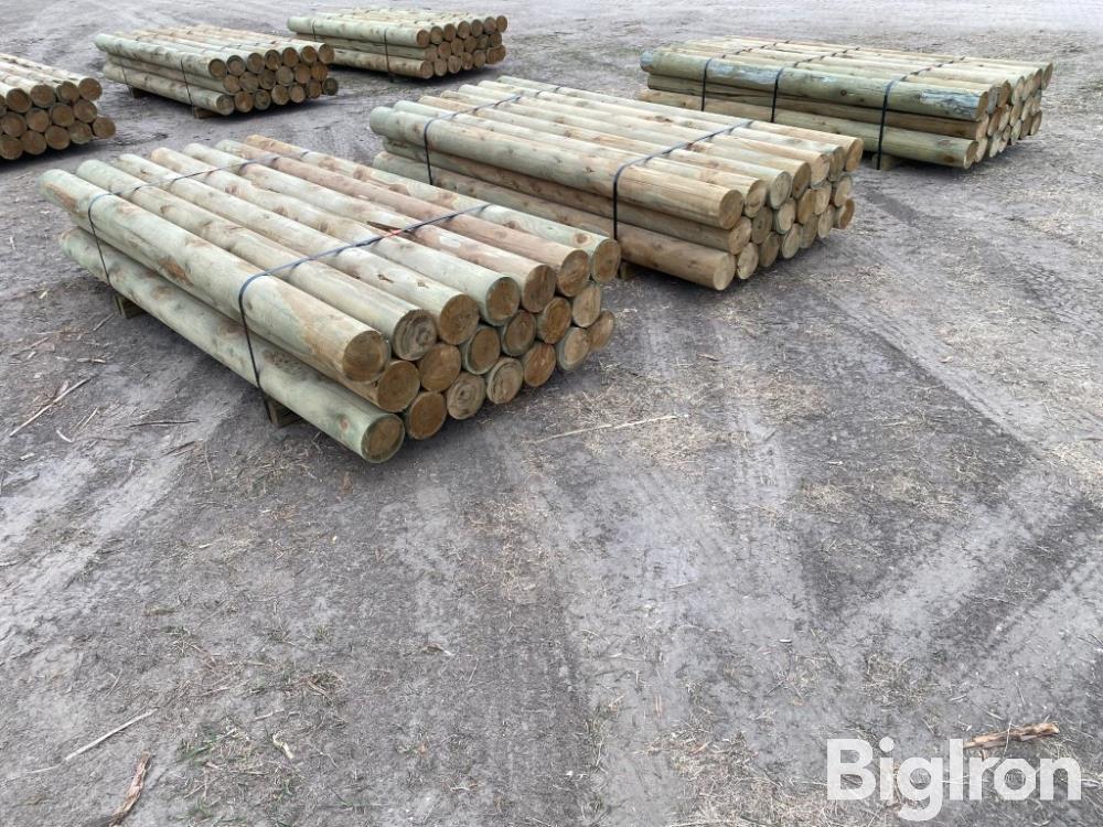 Pressure Treated Eastern Red Cedar Posts BigIron Auctions