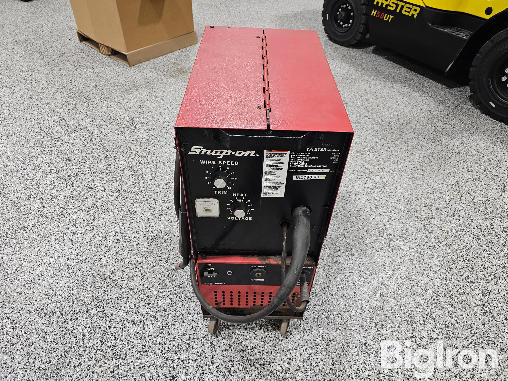 SnapOn YA212A Mig Welder BigIron Auctions