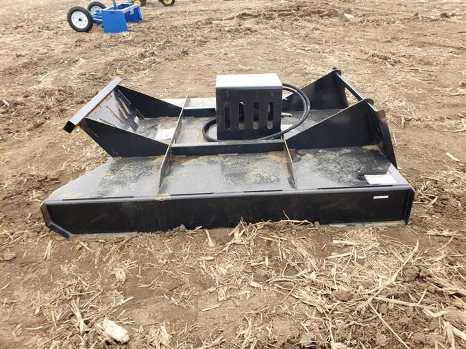 Brute 6' Wide Heavy Duty Rotary Cutter/Shredder Skid Steer Attachment ...