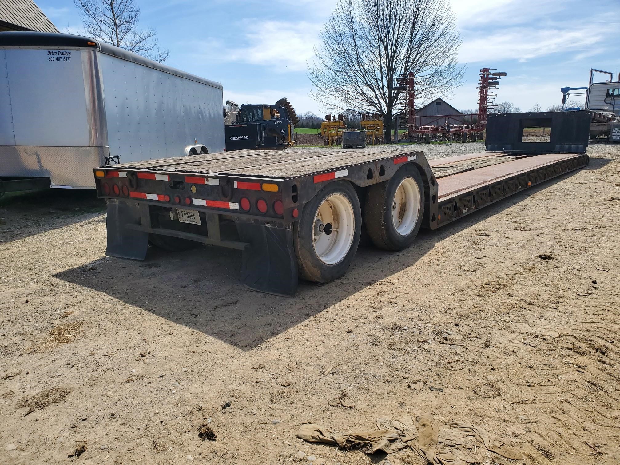 1993 Trail King T/A Lowboy Trailer BigIron Auctions