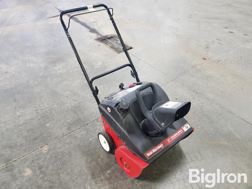 Yard machines 3.5 discount hp 21 snowblower