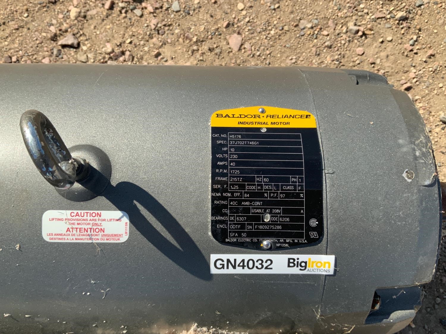 Baldor Reliance Electric Motor BigIron Auctions