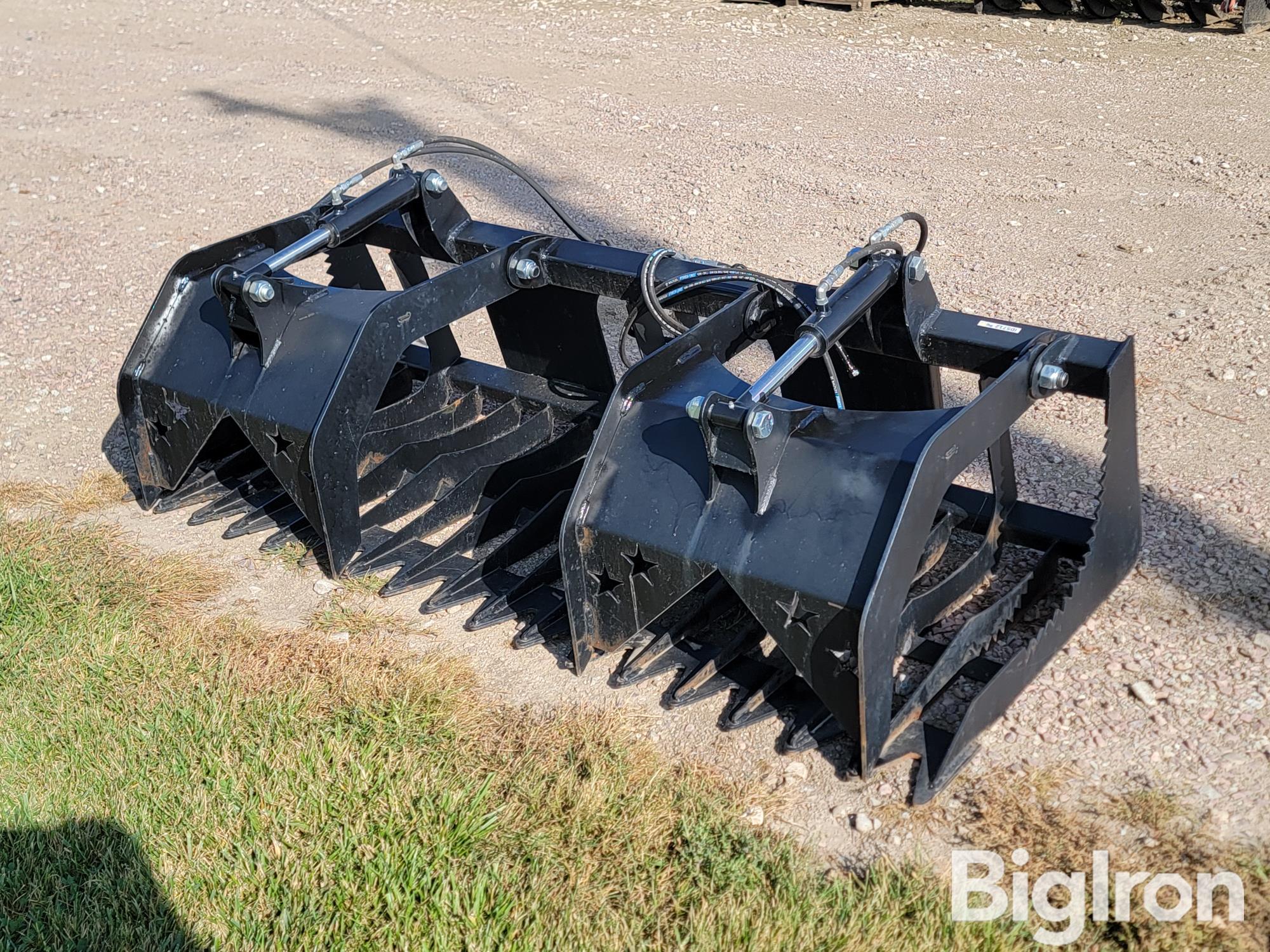 2023 Kit Containers Rock/Brush Grapple Skid Steer Attachment BigIron ...