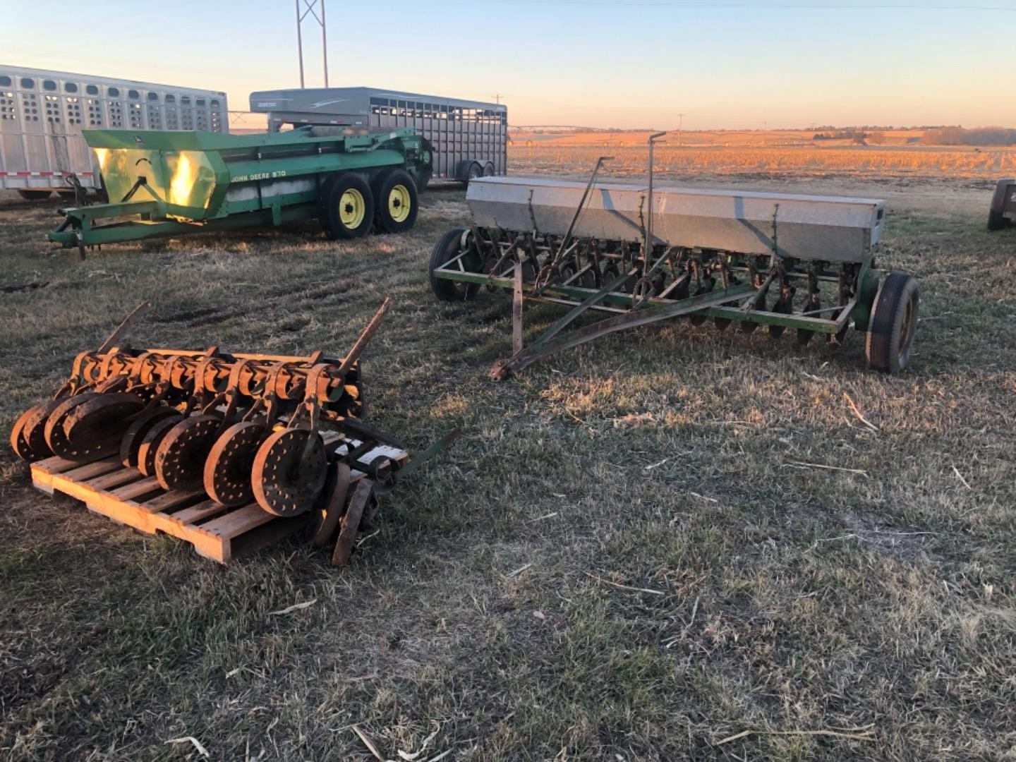 John Deere B Grain Drill W/Press Wheels BigIron Auctions