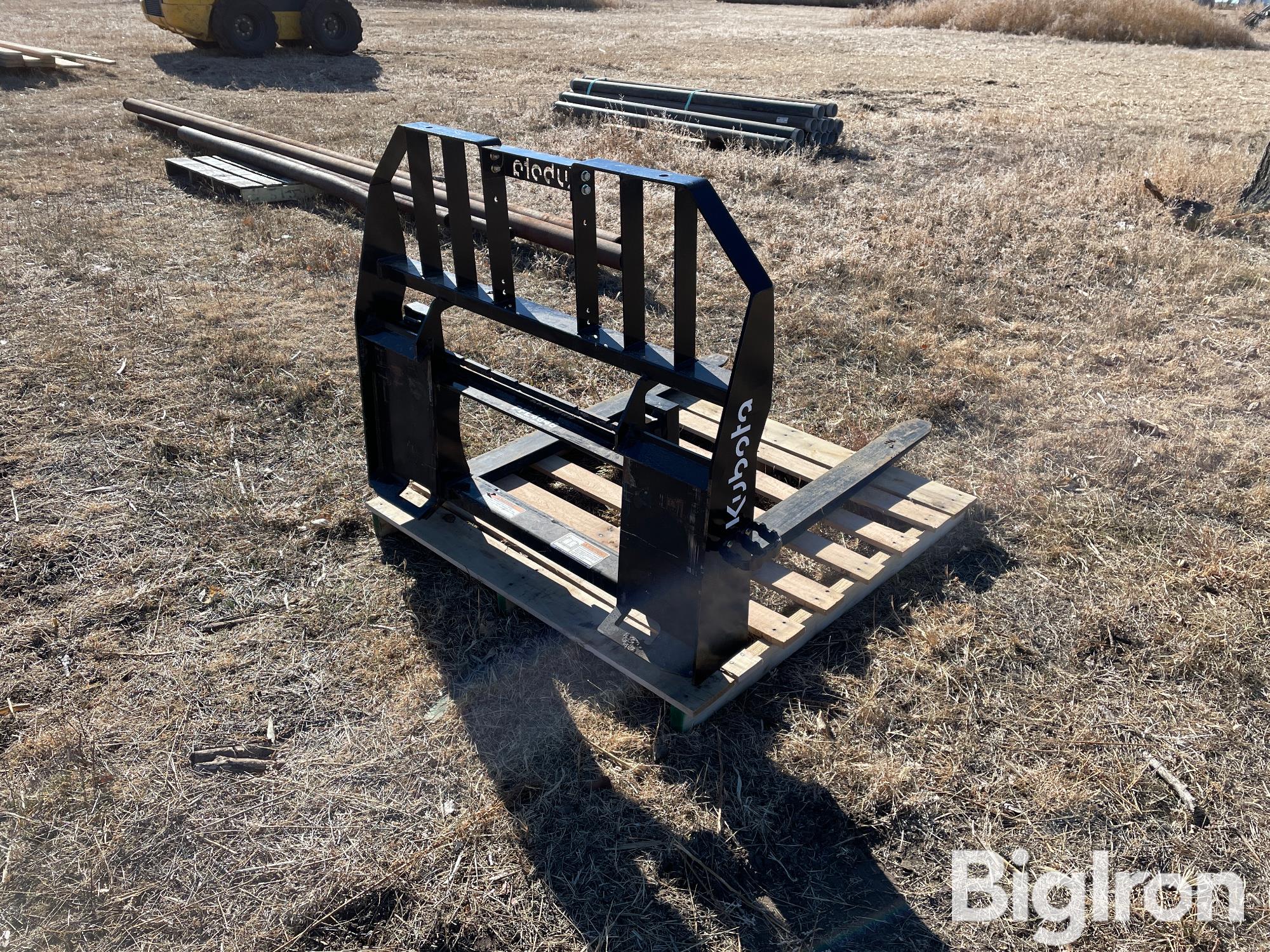 Kubota PFL4648 Skid Steer Pallet Fork Attachment BigIron Auctions