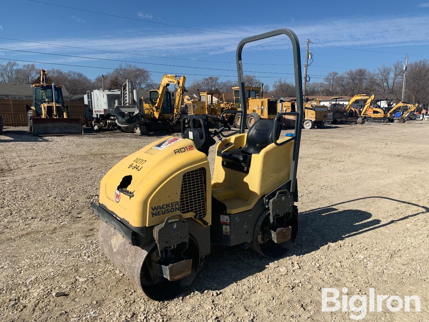 Wacker Neuson RD12 Tandem Vibratory Roller BigIron Auctions